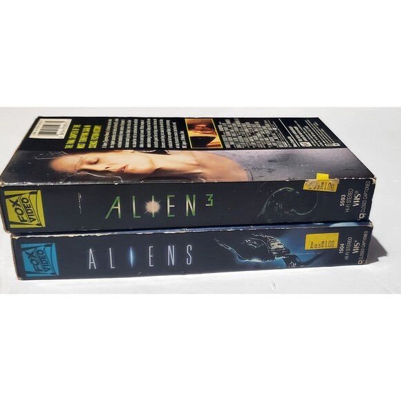 Used VHS Tapes Aliens & Aliens 3 Sigourney Weaver 20 Centry Fox - Picture 7 of 12